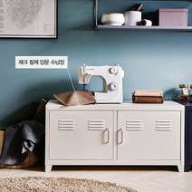 한샘(생활) 한샘 재크 철제 양문 수납장 화이트 [DIY], 단품없음