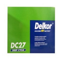 델코 DC 27 80Ah 캠핑카 딥사이클밧데리 산업용 레저용 카라반, DC27  80Ah, 폐배터리반납