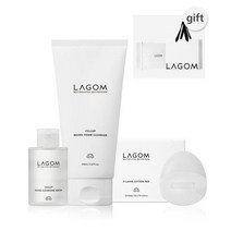 라곰 GIFT SET 기초 클렌징 선물세트 마이크로폼+브러쉬+미니 클렌징워터+코튼패드+쇼핑백 (시..., 마이크로폼 150mL+클렌징브러쉬+