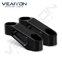 바이크 혼다 NC 시리즈용 CNC 알루미늄 미러 익스텐더 어댑터 NC700 NC750 오토바이 일반 액세서리, [11] NO LOGO BLACK