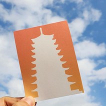 우리나라너무예뻐 경주는너무예쁘다 황룡사 메모지, 상품선택