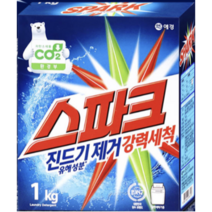 스파크 1kg 포장 고시원 자취생 캠핑 소포장 사은품 핸드폰가게 판촉물 찬물 강력 세탁세제, 애경 스파크 1kg, 1개