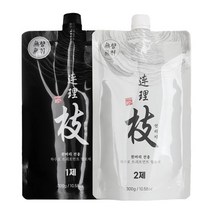 일진 연리지 하수오 트리트먼트 염모제 1 2제 300ml, 6호 황갈색, 1개