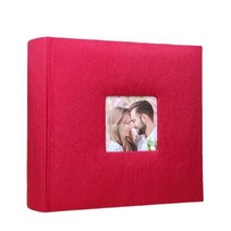 웨딩앨범 포토앨범 200 가족 사진 창 6x4 quot10x15cm Interstitial 흰색 내부 페이지 메시지 영역 커플 대 한, red