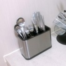 스푼버켓ㅣ예쁜 깔끔한 스텐 물빠짐 수저통 수저꽂이 숟가락통 젓가락 정리함 보관함 사각 식당 업소용, 상세페이지 참조