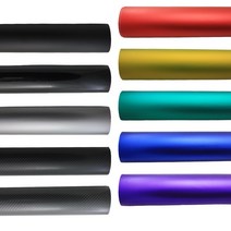 슈프림카 자동차 랩핑지 블랙무광 유광 컬러 카본 차량용시트지, 04.레드무광, 1개