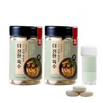 [콕콕스토어 정품] 더진한육수 고체 육수, 2개, 195g