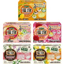 바스로망 온포 탄산발포 일본 입욕제 대용량 과일세트 84정, 단일상품개