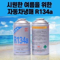 자동차 냉매 에어컨 가스 R134a 에어컨성능향상 첨가제, R134a 냉매 4캔(충전도구 제외)