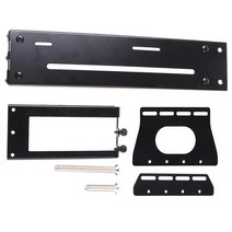 그래픽 카드 수직 홀더 컴퓨터 PCIe 3.0 수직 GPU 브래킷 케이스 Kickstand Base rtx3060 3070 RX, 검은 색, 02 Black
