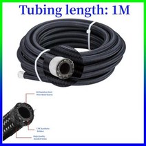 범용 나일론 꼰 CPE 연료 호스 오일 가스 쿨러 호스 04590180 도 호스 어댑터 엔드 피팅 키트 AN4 AN6AN8 AN10 AN12, CPE pipe 1M+AN12