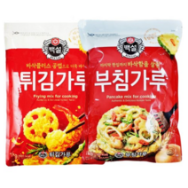 백설 부침가루+튀김가루, 1개, 2kg
