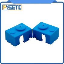 2x v6 절연 블루 실리콘 양말 v6 pt100 용 가열 블록 prusa i3 mk3 hotend 따뜻한 유지 커버 3d 프린터, 단일옵션선택