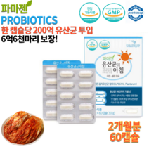 홈쇼핑 약국 프로바이오 신바이오 틱스 스 틱스 아연 셀렌 치커리 뿌리 채소 분말 50대 60대 70대 장건강 어르신 노인 임산부 수유부 락토바실 락토바실러스 불가리쿠스 김치 유산균, 500mg 60캡슐