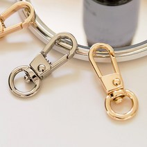 개고리 물음표 후크 고리 악세사리 키링 열쇠고리 부자재 C008, 실버