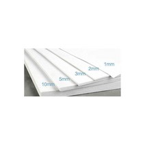 Eva 폼 시트 공예 펀치 DIY 수제 모델 만들기 재료, White, Thick 5mm 35 x100cm