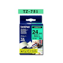 PGM^*^몰(브라더) TZ-테이프 TZ-751 24mm 라벨스티커 라벨기 다용도 프린터 제본 마스킹^*췤pgm, a*^*옵션없슴