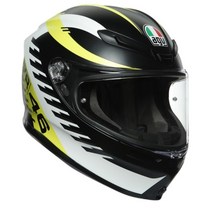 AGV 헬멧 K-6 RAPID 46 MATT BLACK/WHITE/YELLOW, S