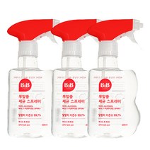 비앤비 안심 제균스프레이 용기형, 300ml x 3개, 1개, 300ml