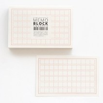 모노라이크 컴포터블 메모블럭 Squared, 1개