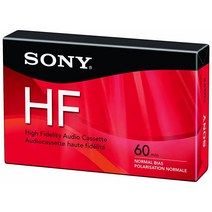 Sony C60HFR 싱글 60분 타입 1 오디오 카세트 테이프