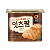 청정원 맛있는밑반찬 잇츠팜 통조림 햄 순돈육 추천 330g 자취 캠핑음식 간단한요리 간편식, 33개