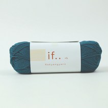 [앵콜스] 이프 if 코바늘실 네트백뜨기 뜨개실 털실 여름실, (★5볼묶음)268 청록