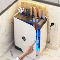 칼 소독기 살균기 수저 UV 멸균기 수저통 칼보관함, 표준소독모형1회소독 화이트