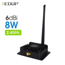무선 라우터 공유기 EDUP 와이파이 부스터 전력 증폭기 2.4GHz 4W 신호 무선 레인지 리피터 라우터 액세, 협력사, 미국 플러그, 8W WIFI 증폭기