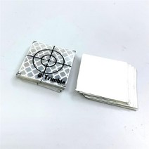 측량분석기구 부품 새로운 반사 시트 40*40MM 30*30MM 트림블 sok 니콘 토탈 스테이션 측량 테이프 타겟, 02 100PCS 40X40MM