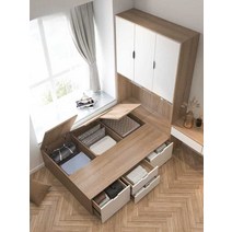고시원침대 기숙사 미니 싱글 작은 단면매트리스 멀티싱글 1인용 무소음, 1500mmx1900mm