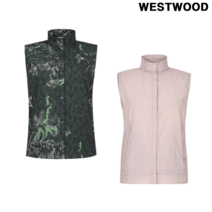 웨스트우드 23년 S/S 여름신상 트렌디하고 캐주얼한 기능성 베스트 등산 캠핑 트레킹 레져활동 일상복 여성 프린트 셔링 베스트 N2TVT620