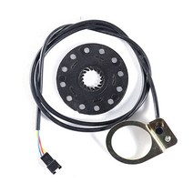 전기 자전거 모터 파스 전기 자전거 변환 키트 부품 페달 보조 더블 홀 12 magents pas sensor, 12 자기