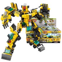 로봇 레고호환블럭 합체로봇 중장비 시리즈 8종 세트