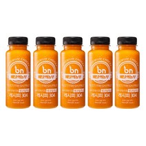 드림스토리 배달의농부 레시피304 감귤 190ml 100% 생과일 아침에 건강 과채 착즙 야채 그린 주스 음료 과즙 쥬스 추천, 5병