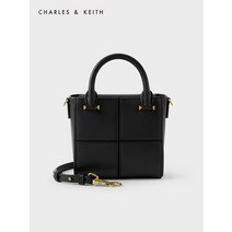 CHARLES KEITH 찰스앤키스 여성 체크 퀼팅 장식 숄더 토트 스퀘어백 CK2-50671232
