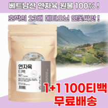 연꽃 씨앗 연자육 티백 차 1+1 100티백 연자 연씨 연씨앗 연꽃 열매 연방 연자방, 2+2