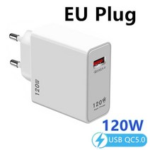 고속 충전기 무선 고속 충전기 USB 벽 휴대폰 샤오미 포코 X3 M3 M4 X4 프로 레드미 10A 노트 11 120W Gan, 04 EU Charger