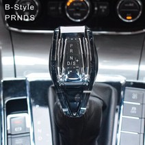 자동차 크리스탈 기어 시프트 노브 다양한 색상의 LED 라이트 폭스바겐 골프 7 6 5 파사트 B6 CC 투란 아우디 A3 AT MT 버튼 백 구스와이, 01 CHINA, 02 B-Style