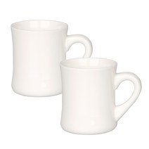 머그컵 인기모음 100종 2p 세트 머그컵 화이트머그 칼라머그 컵, 1개, 아웃백 화이트 머그-475 2p
