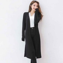 주디앤 여성 시크 옆트임 롱 슬리브 가디건 리빙공감