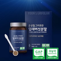 윤상철 잎새버섯100%분말 60g살균 무농약 국내산, 1개, 60g