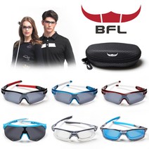 BFL OUTDOOR 스포츠고글 변색 편광렌즈 미러 선글라스 (+도수클립), 9002오렌지