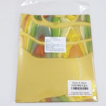 의류 열 전사 필름 25 x 20 cm 10p, P메탈릭골드, 1개