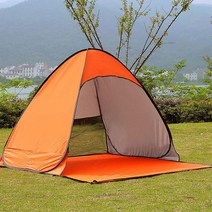 한강 공원 2인용 방수 원터치텐트 팝업 그늘막 텐트 1초설치