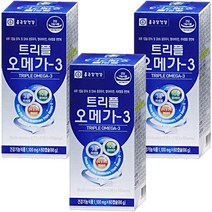종근당건강 트리플 오메가3 60캡슐 (60일분), 15개