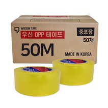 라바(고무) 박스테이프 50M 투명테이프 냉동 냉장 러버테이프 겨울용, 5개
