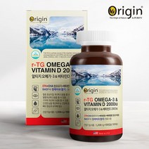 오리진 알티지 오메가3 앤 비타민D 2000IU 1 208mg x 100캡슐, 다판다슈퍼 1, 다판다슈퍼 본상품선택