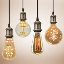 나이스조명 에디슨 전구 LED 인테리어 조명 무드등 전등 램프, 24.레일형 스타일 전등갓 펜던트(블랙)