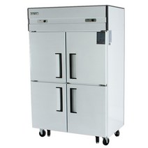 키스템 업소용냉장고 냉장3칸 냉동1칸 KIS-KD45RF 45박스 수직형 4도어 올스텐 카페 식당 영업 대형냉장고 KISTEM